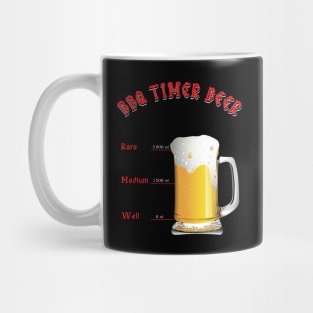 BBQ Timer Beer Drinking Mug